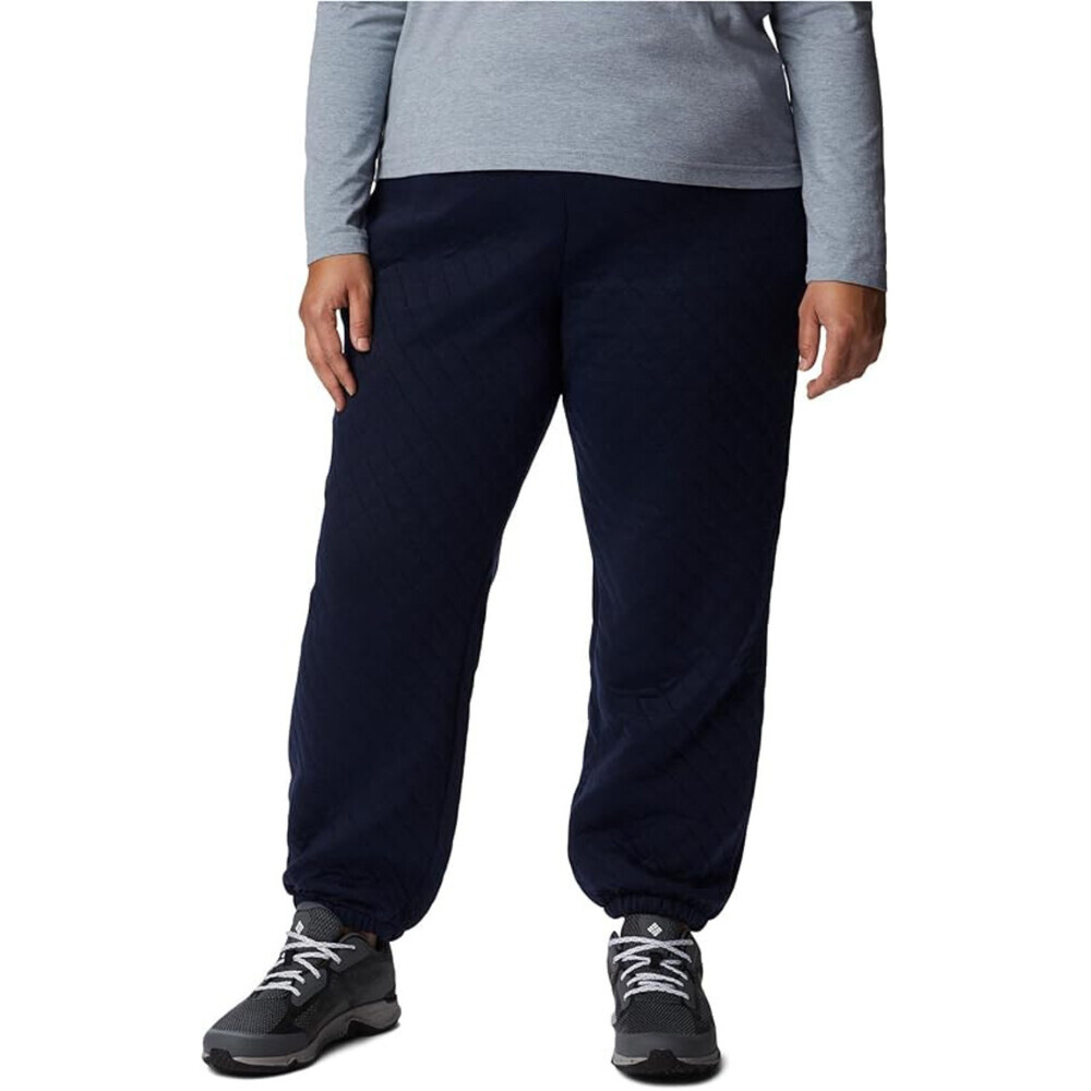 Columbia Plus Size Lodge Quilted Joggers Womens 1X Regular Dark Nocturnal RED429